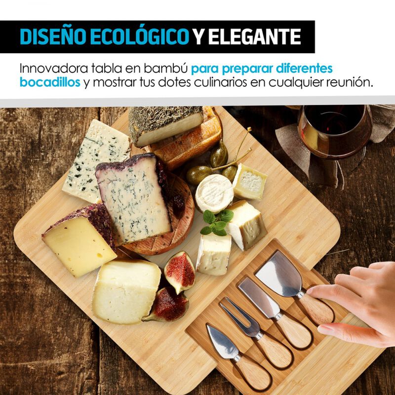 Tabla para Quesos Y Carnes Fría image number null