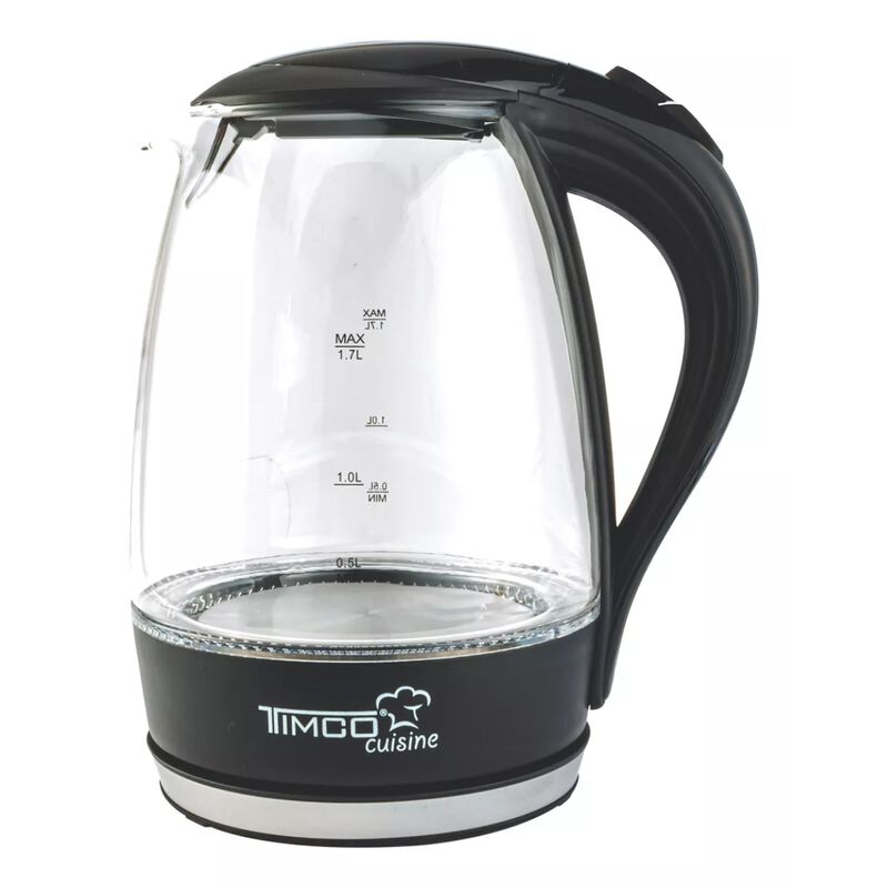 Jarra Electrica Timco capacidad de 1.7L Vidrio ... image number null