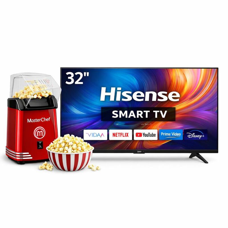 Pantalla Hisense 32a4hnr 32 Pulgadas + Palomite... image number null