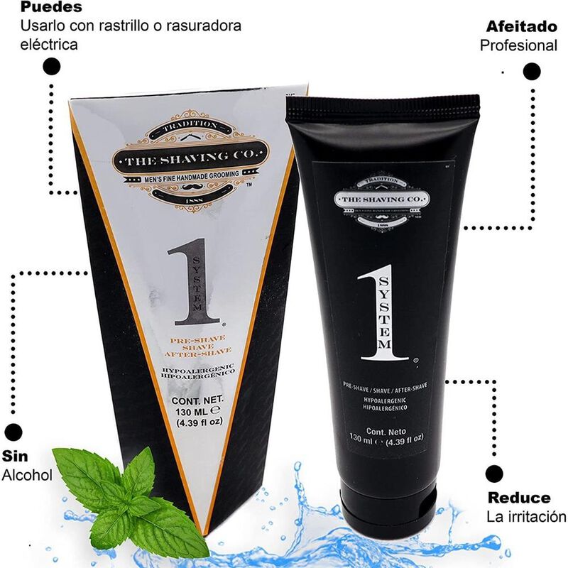 Kit De Rasurado Completo The Shaving Co. Black image number null