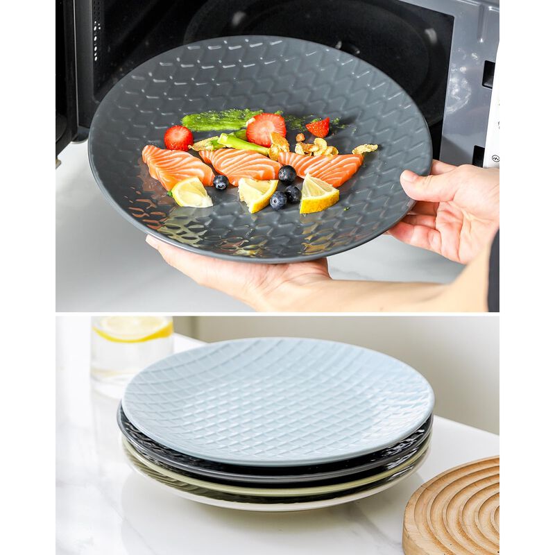 Platos de cena Hasense de 25 cm con relieve, ju... image number null