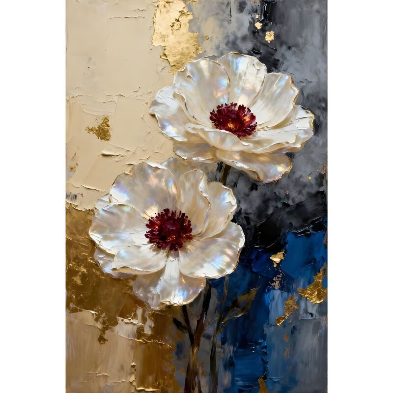 Cuadro Decorativo Bot&aacute;nica 60x80cm Nacar y Z&aacute;fi... image number null