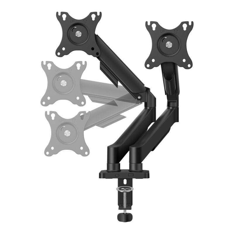 Steren Soporte Doble De Escritorio Para Monitor... image number null