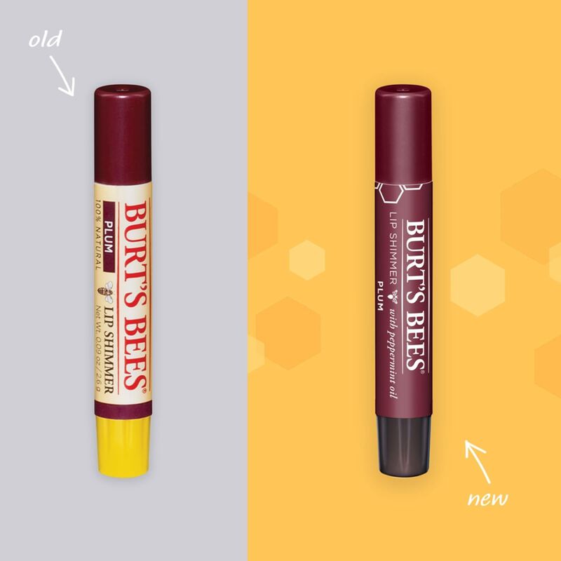 B&aacute;lsamo Labial Burt's Bees Shimmer Plum En Barr... image number null