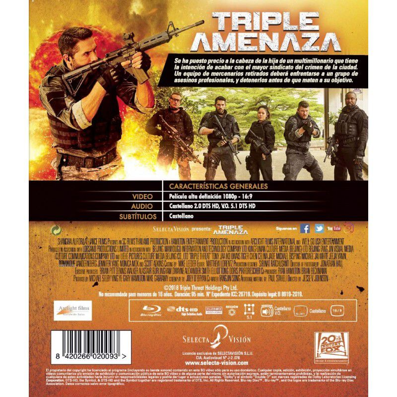 Triple Threat Blu-ray [blu-ray] image number null