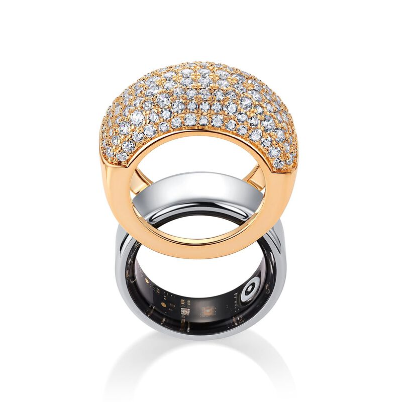 Cubierta para Anillo Inteligente PAVOI con Pav&eacute;... image number null