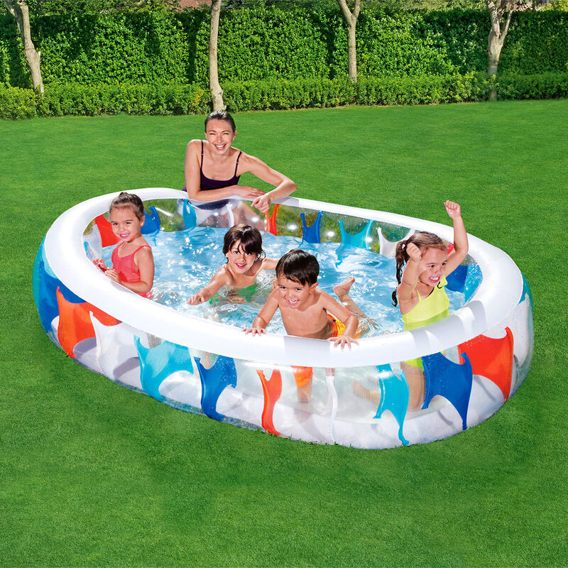 Alberca Inflable Ovalada con Decorado 2.29X1.52... image number null