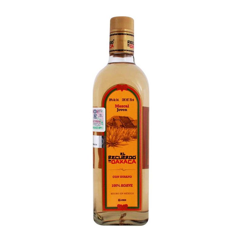 Mezcal El Recuerdo De Oaxaca Con Gusano Joven 7... image number null