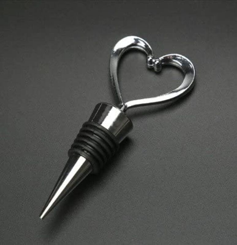 Elegante Tap&oacute;n De Botella En Forma De Coraz&oacute;n image number null