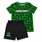 Conjunto Minecraft Para Ni&ntilde;os I Short Y Playera