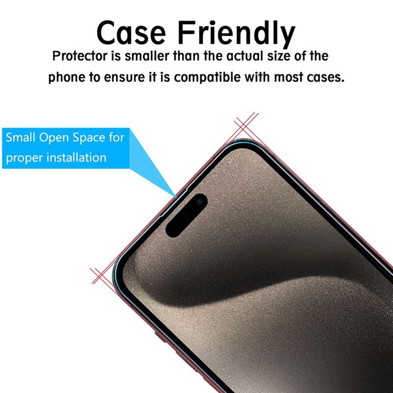 Mica Vidrio Mybat Para Iphone 16 Pro 25 Piezas ... image number null