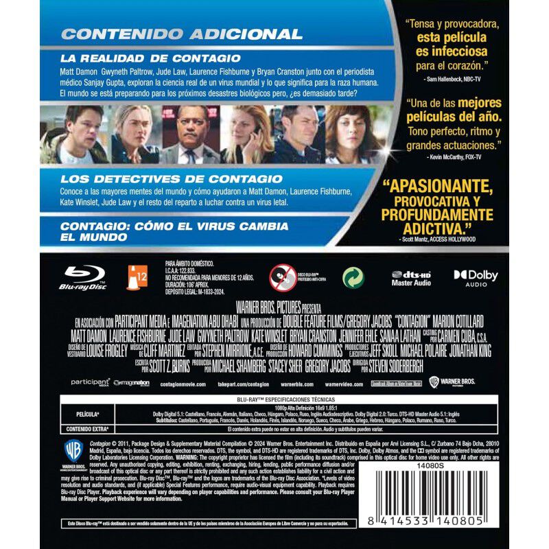 Contagio [blu-ray] (2011) Contagion image number null