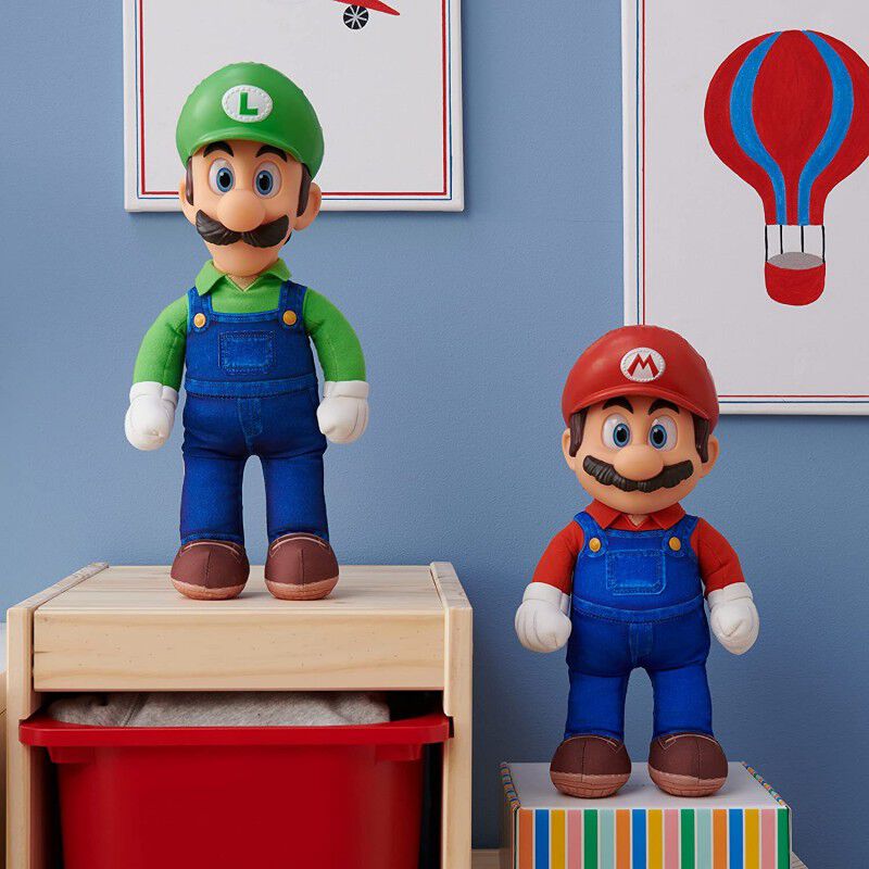 Peluche Luigi Super Mario Bros La Pel&iacute;cula Arti... image number null