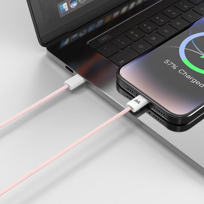 Cable Datos Mybat Usb-c A Usb-c 1m 60w Universa... image number null