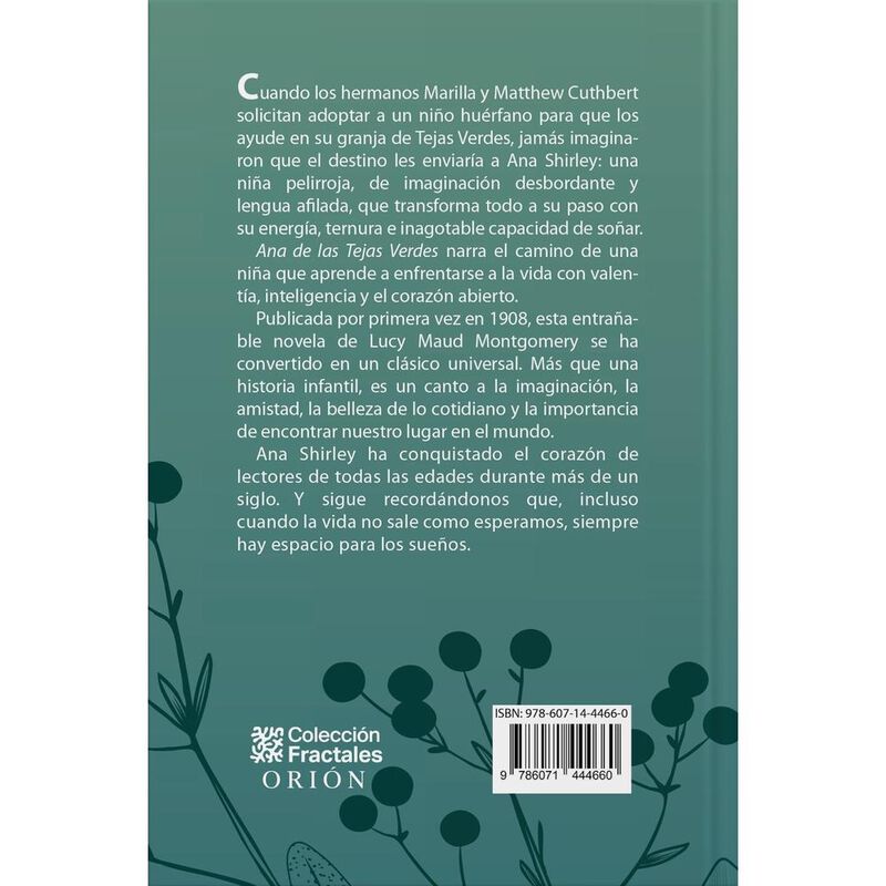Ana De Las Tejas Verdes, De Lucy Maud Montgomer... image number null