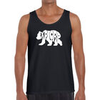 Tank Top Word Art Para Hombre - Explore - Negro