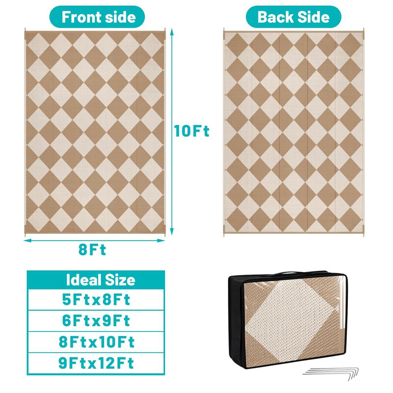 Alfombra De Exterior Hebe 244 cm X 152 cm Imper... image number null