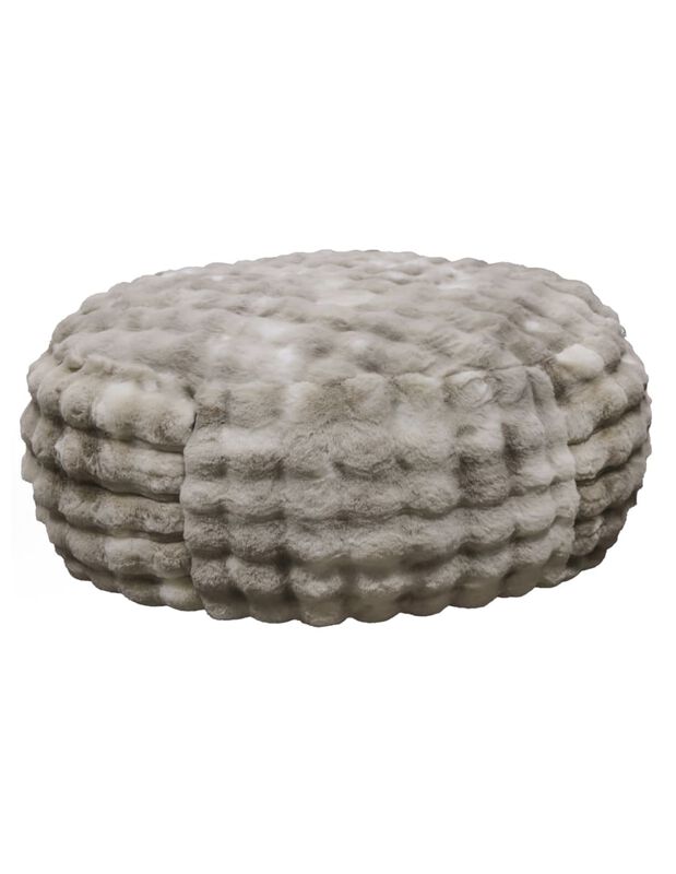 Puff Sill&oacute;n Bunny Caf&eacute;, Gigante Tapizado tipo P... image number null