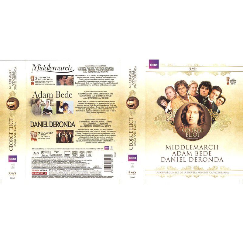 Middlemarch + Adam Bede + Daniel Deronda [blu-r... image number null