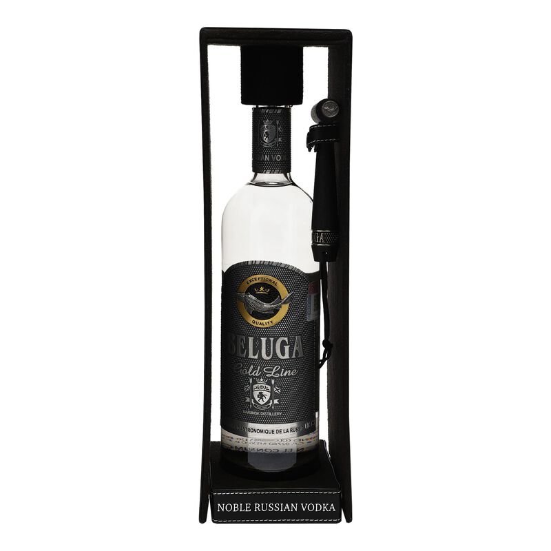 Vodka Beluga Gold en piel - 700 ml image number null