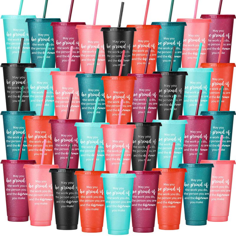 Pack De 36 Vasos Dandat De 700 ml Con Tapa Y Pa... image number null