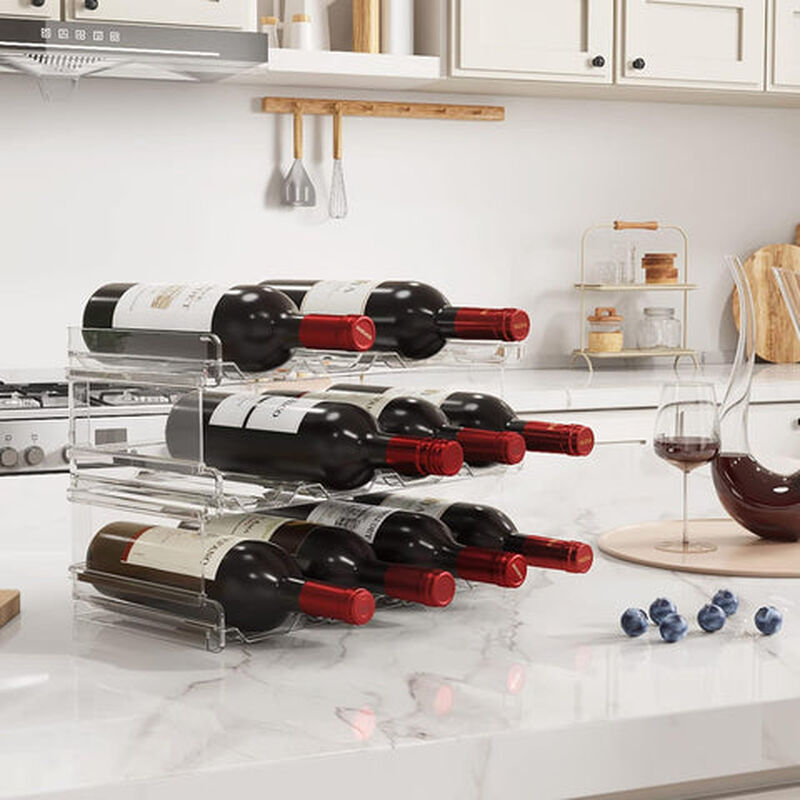 Porta botellas Brandtrendy de plástico 3 nivele... image number null