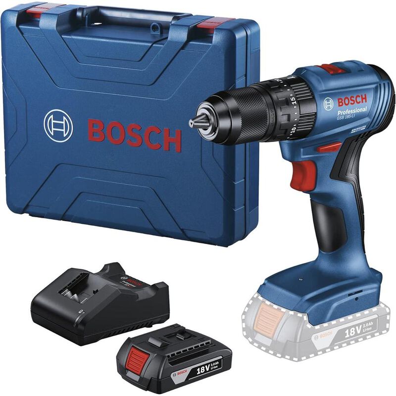 Rotomartillo Bosch 18v 1/2" Gsb 185 Li Inal&aacute;mbr... image number null