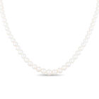 Collar De Perlas Blancas Oro 14k 42 cm | Bizzarro