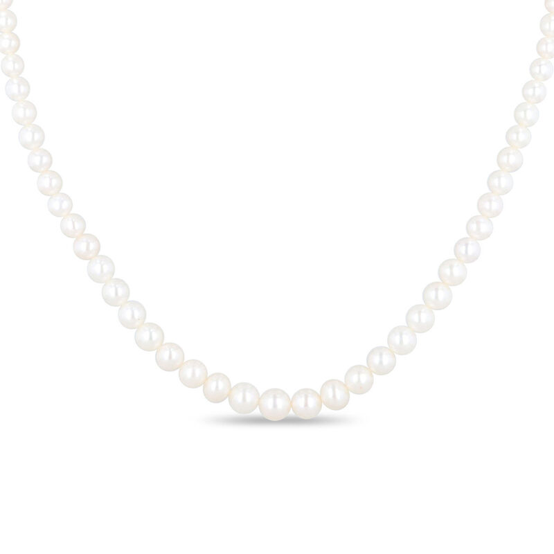 Collar De Perlas Blancas Oro 14k 42 cm | Bizzar... image number null
