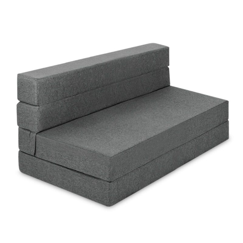 Sill&oacute;n Plegable Matrimonial Atlas Gris Claro + ... image number null