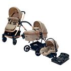 Carriola D'Bebé Travel System Crown Beige END15