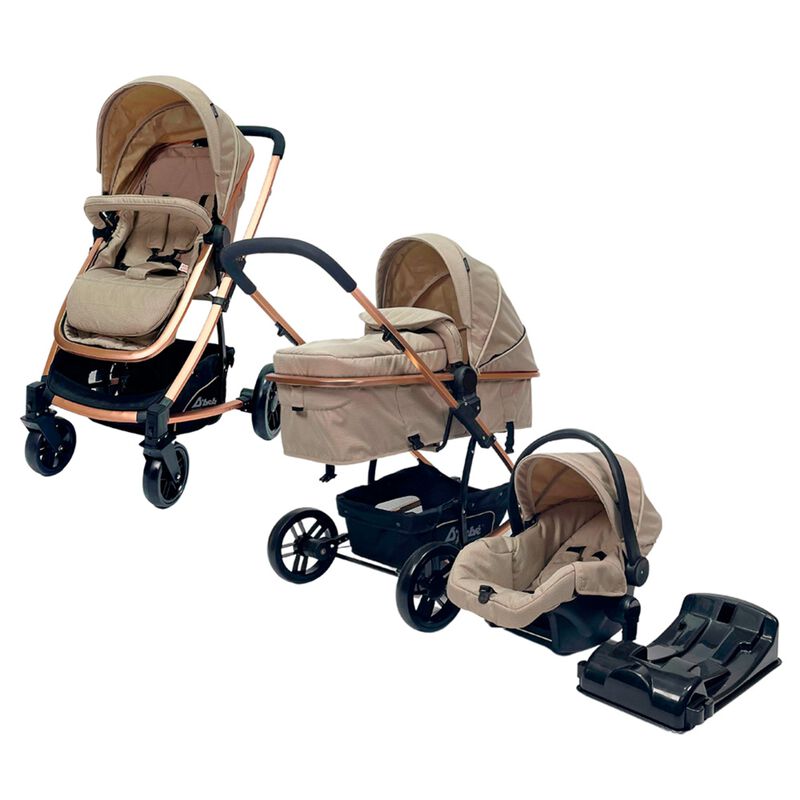 Carriola D'Bebé Travel System Crown Beige END15 image number null