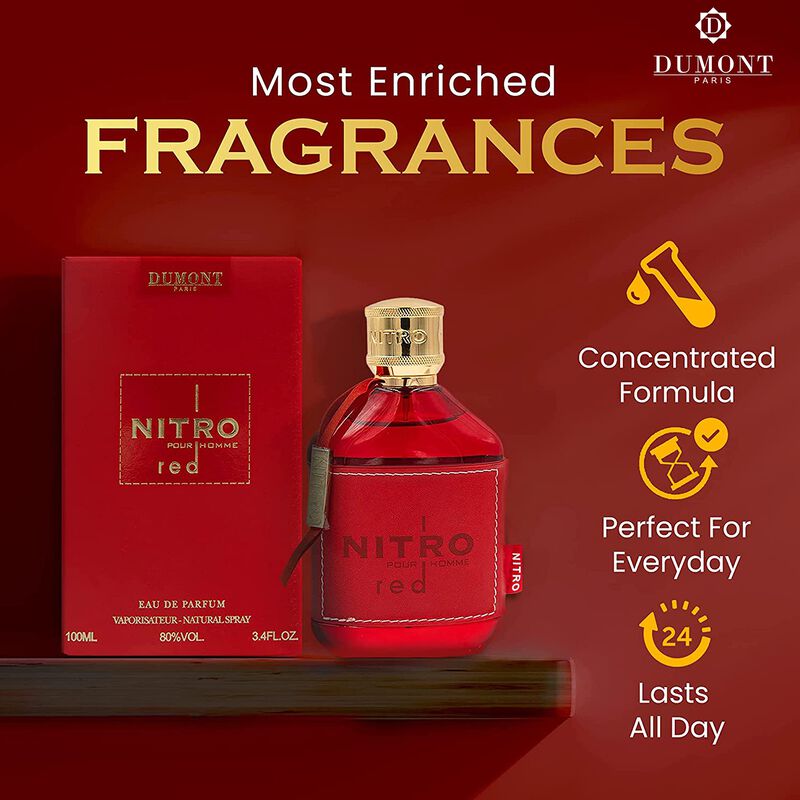 Perfume Dumont Nitro Red Eau De Parfum 100 Ml P... image number null