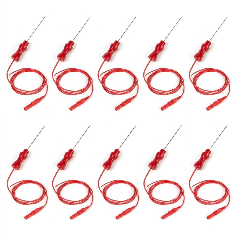 10 Agujas Monopolares Desechables Pre-cableadas... image number null