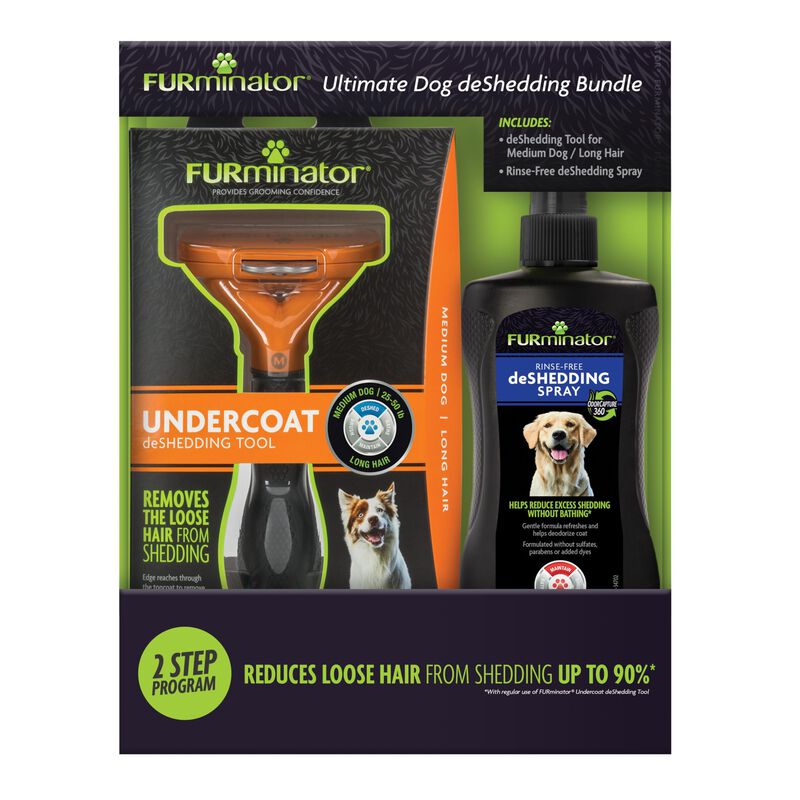 Pack De 2 Cepillos Furminator Para Perros image number null