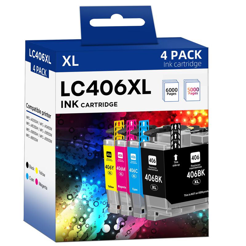 Cartuchos De Tinta Belietop Lc406xl De Alto Ren... image number null