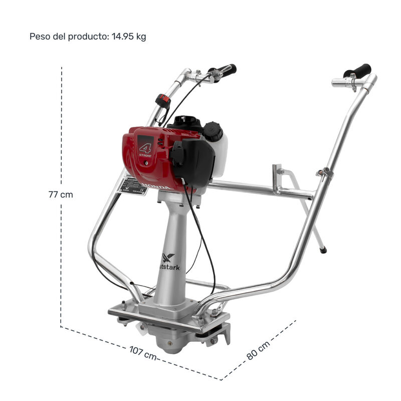 Regla Vibratoria Concreto Motor Gasolina 1.6hp ... image number null
