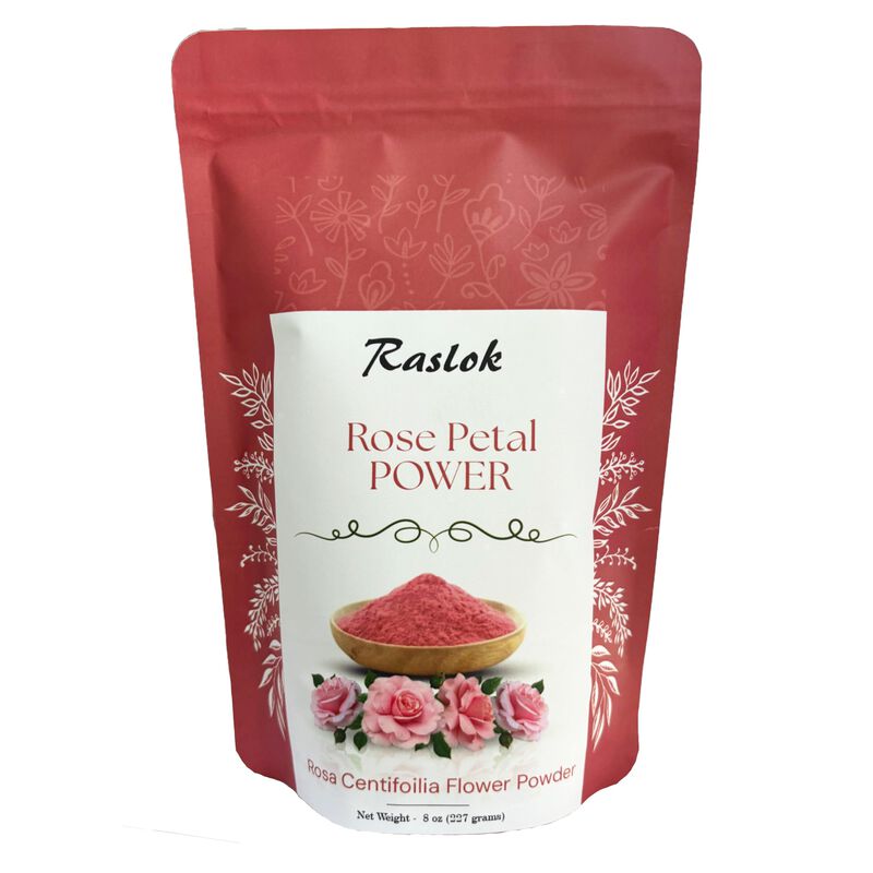 Polvo de P&eacute;talos de Rosa Raslok 8 oz para Cuida... image number null