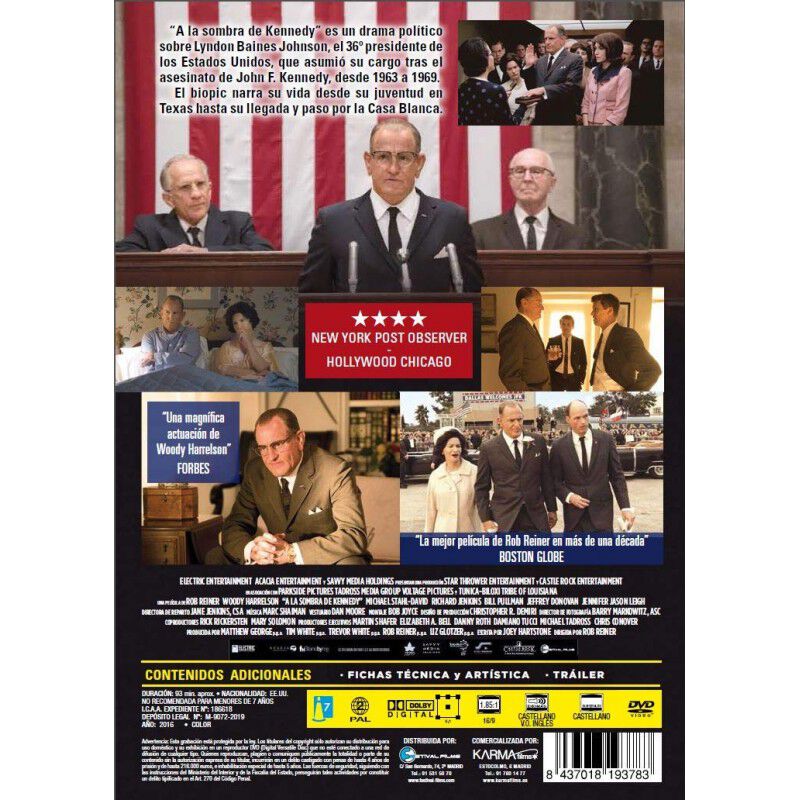 A la Sombra de Kennedy [DVD] (2016) LBJ (Lyndon... image number null