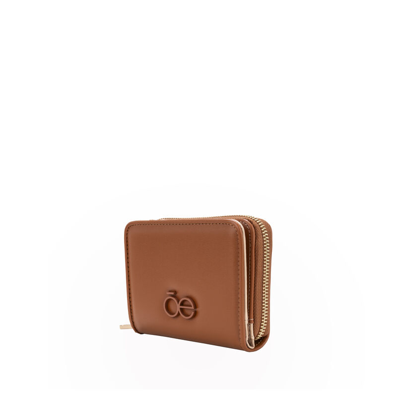 Cartera Hibrida Chica Con Herraje Color Caf&eacute; image number null