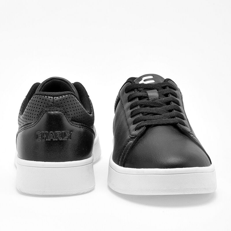 Charly Tenis urbano para mujer negro blanco, ha... image number null