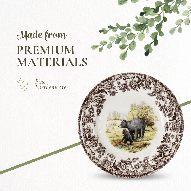 Plato de Cena Spode 27cm con Dise&ntilde;o de Oso en C... image number null