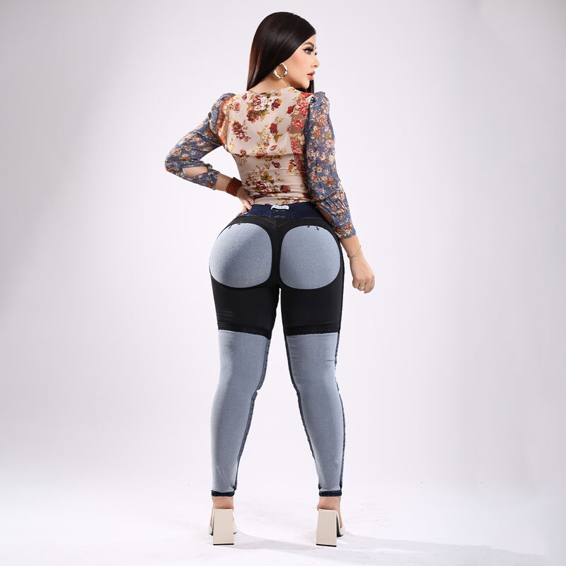 Jeans Faja Stretch Skinny Mujer Tiro Alto Nyk N... image number null