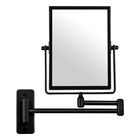 Espejo De Pared Qimh Con Aumento 3x De 20 X 15 Cm, Cromado