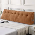 Almohada De Cabecera Sasttie King 75x20x10 Cm Caramelo