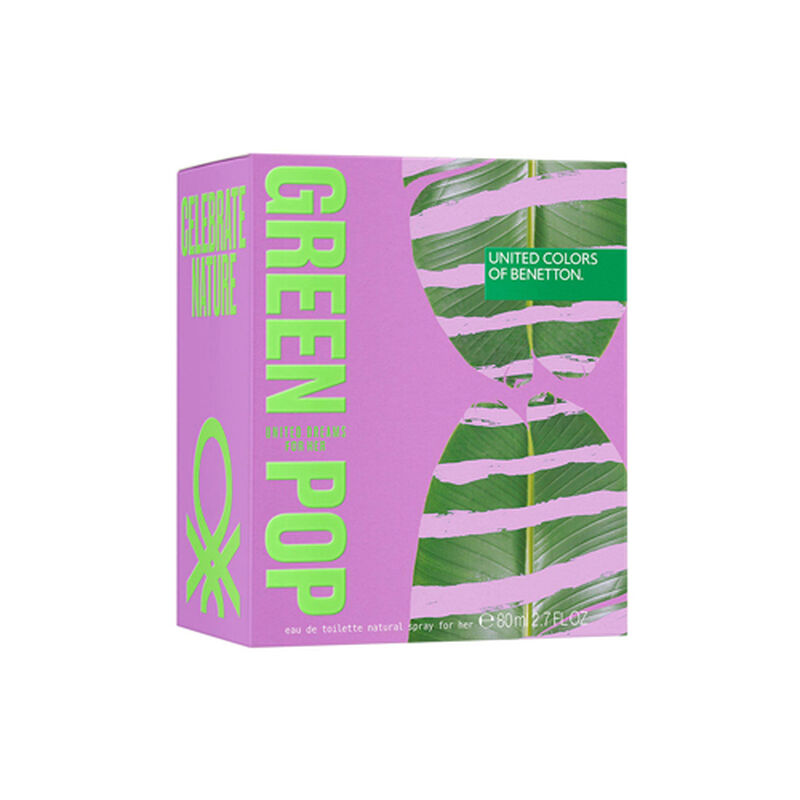 Benetton Green Pop Dama Edt 80 Ml image number null