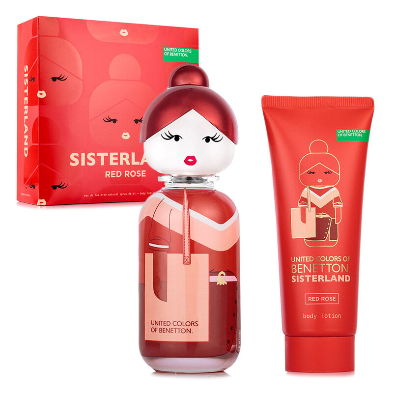Set Para Dama BNT Sisterland Red Rose EDT 80ML ... image number null