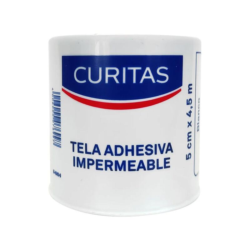 Tela Adhesiva Blanco Curitas 5cm X 4.5m 1pz image number null