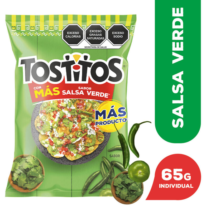 TOSTITOS SALSA VERDE SABRITAS 65GR image number null