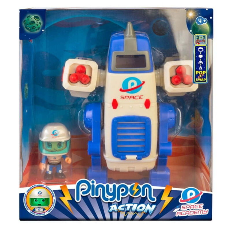 Robot Space Mec Astronauta 7 Cm Lanzamisiles Ga... image number null